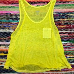 Yellow tank top